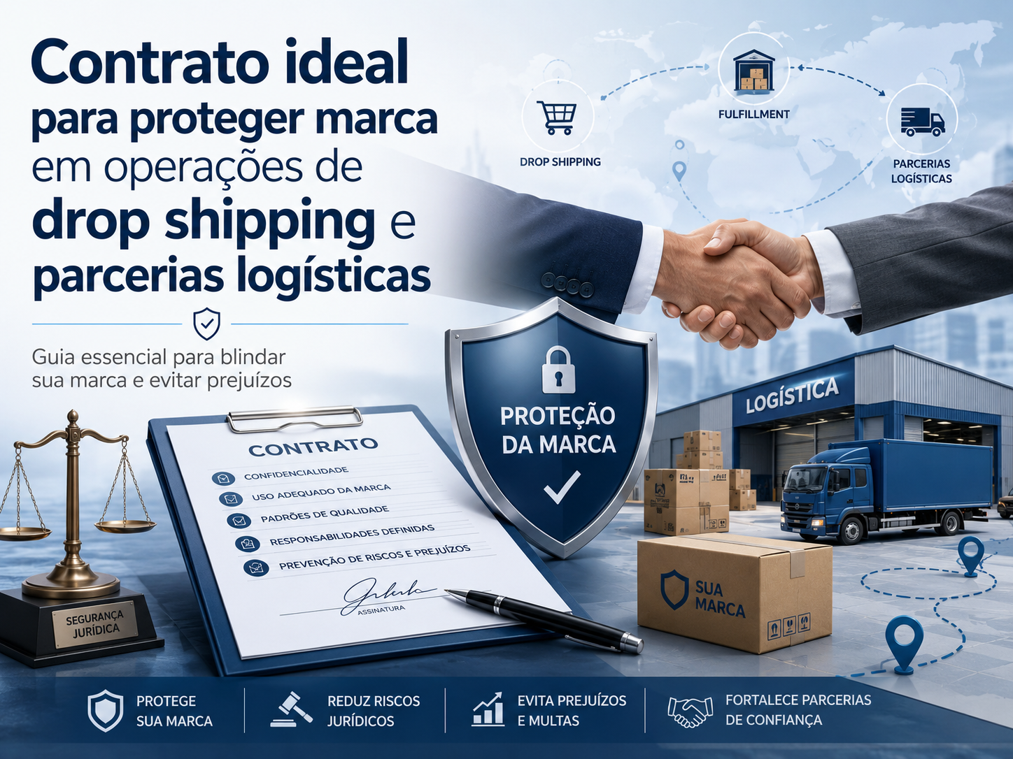 Contrato ideal para proteger marca em operações de drop shipping e parcerias logísticas Guia essencial para blindar sua marca e evitar prejuízos